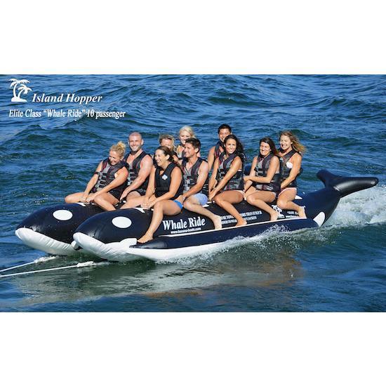 Whale Ride "Elite Class" Banana Boat - 10 passenger "ELITE CLASS" 18' ft. side-to-side seating - PVC-10-WR