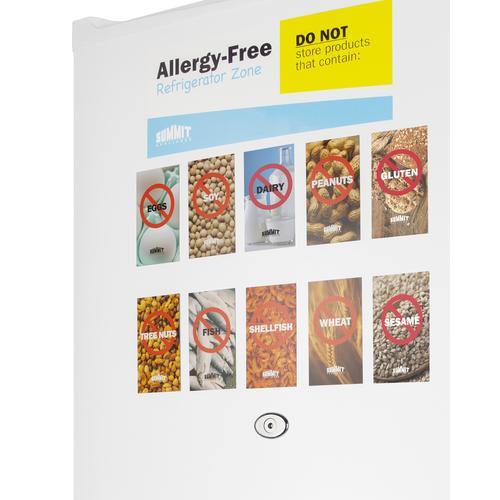 Accucold All-Refrigerators 19" Wide Allergy-Free All-Refrigerator