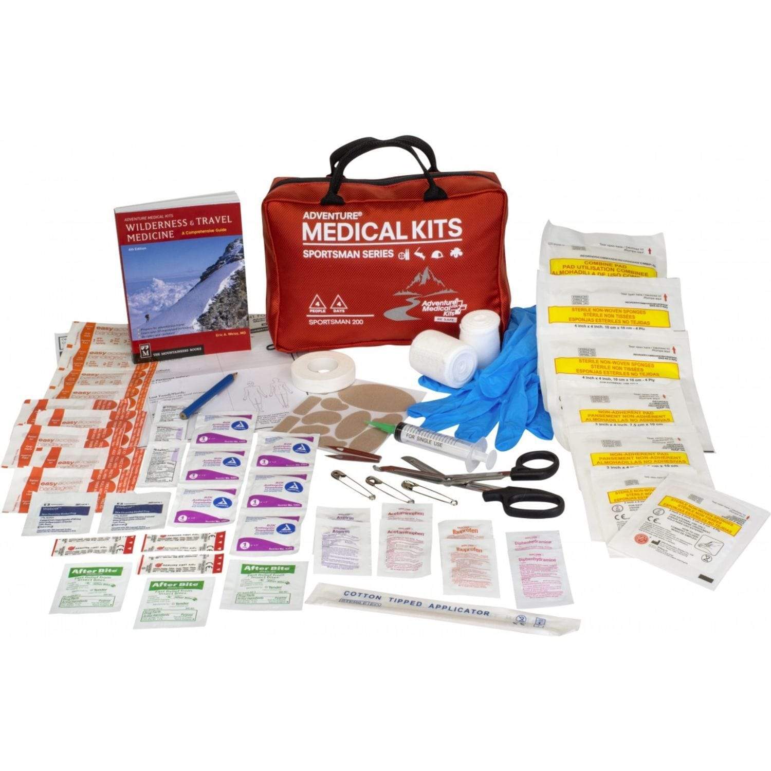 Adventure Medical Kits Camping & Outdoor : First Aid Kit AMK Sportsman 200 Medical Kit