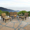 AFD Home Conversation Set Savannah Outdoor Aluminum Deep Seating 7 Piece Set