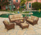 AFD Home Conversation Set Villanova Woven Outdoor 6 Piece Seating Set