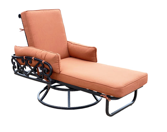 AFD Home Outdoor Chairs Chillounger Swivel Lounge with Cushions