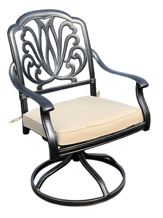 AFD Home Outdoor Chairs Elisabeth Aluminum Swivel Rocker Plus