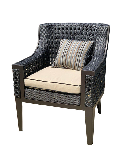 AFD Home Outdoor Chairs Monterey Dining Chair with Cushion and pillow