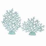 AFD Home Outdoor Decor Blue Coral Tree Set of 2