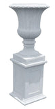 AFD Home Outdoor Decor Graystone Vase on Pedestal
