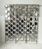 AFD Home Outdoor Decor Silver Metal Geometrical Pattern Room Screen