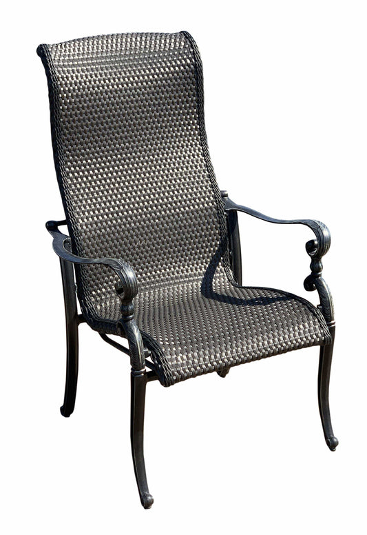 AFD Home Outdoor Dining Chairs Wyndermere High Back  Dining Chair