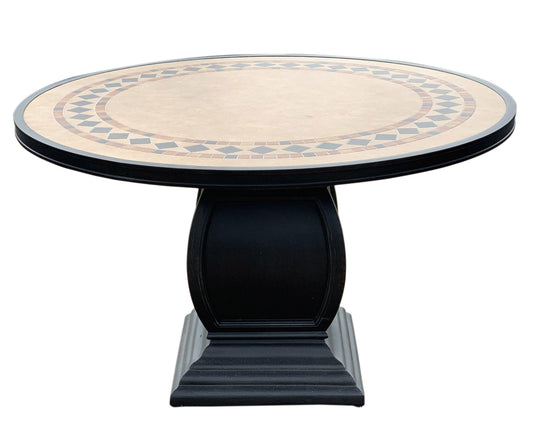 AFD Home Outdoor Dining Table Astoria Round Tile Dining Table