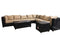 AFD Home Outdoor Sectional Monterey Ultimate Outdoor Sectional Set of 8