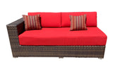AFD Home Outdoor Sofa Panorama Red 2 Seater Right Arm Sofa with Cushion