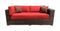 AFD Home Outdoor Sofa Panorama Red 2 Seater Sofa with Cushion