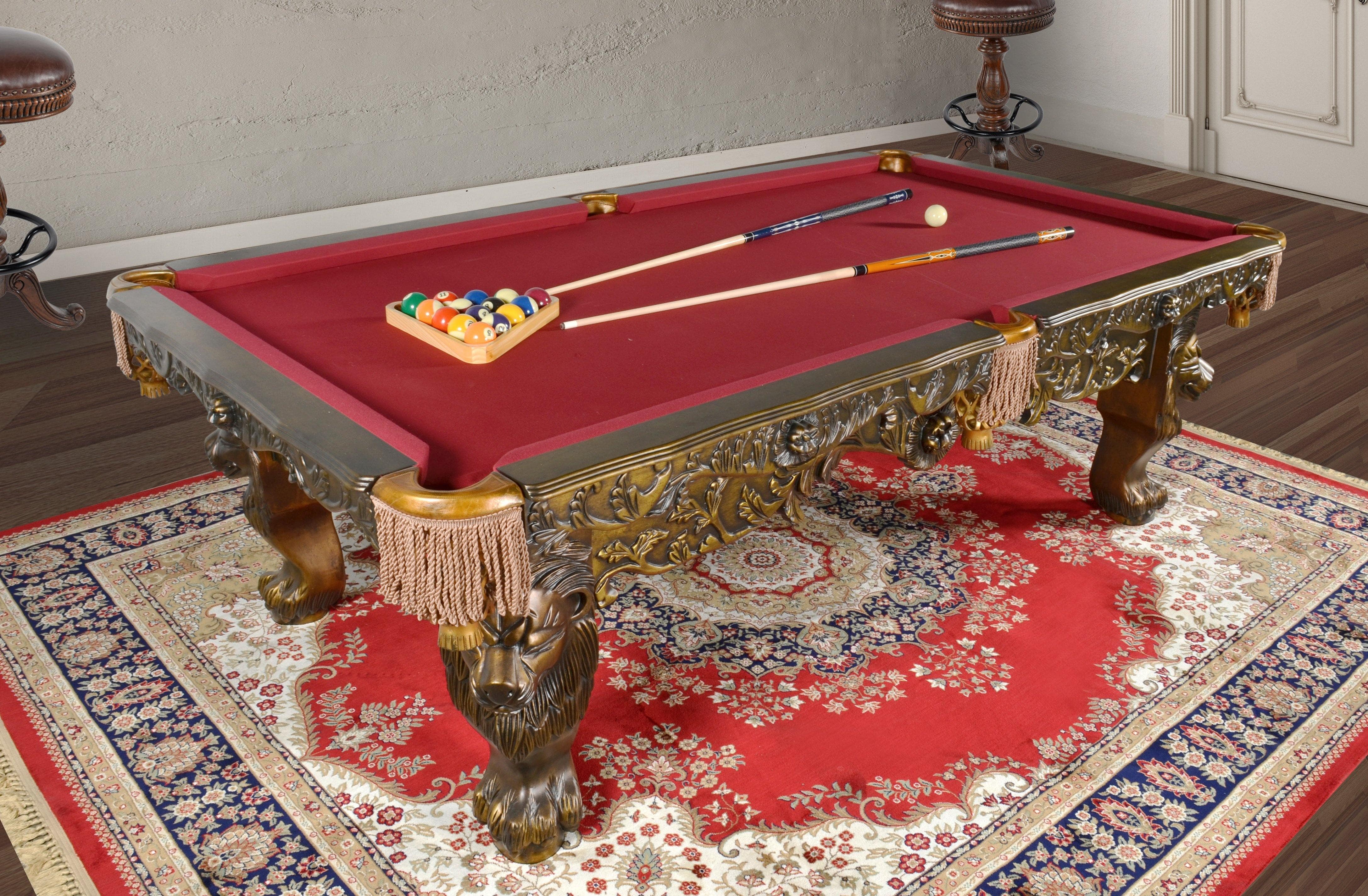 AFD Home Pool Table 100" Monarch Luxury Pro Pool Table Traditional Billiard Game Table