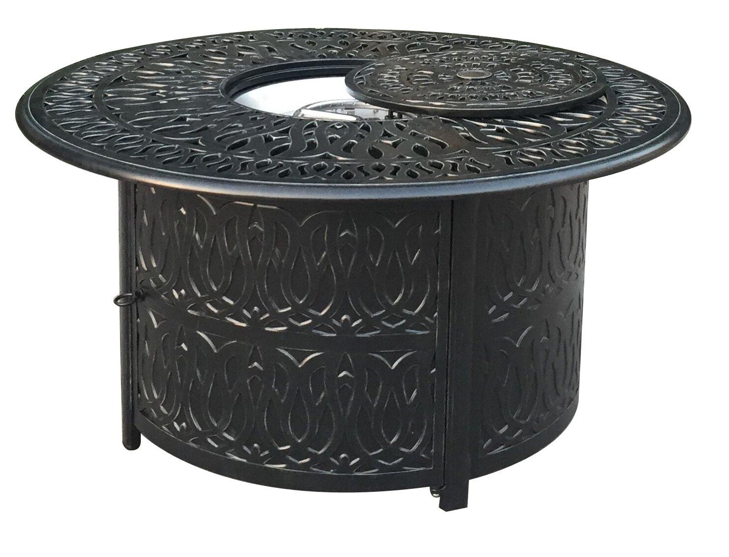 AFD Home Round Fire Pit Tables Elisabeth Round Gas Firepit Table