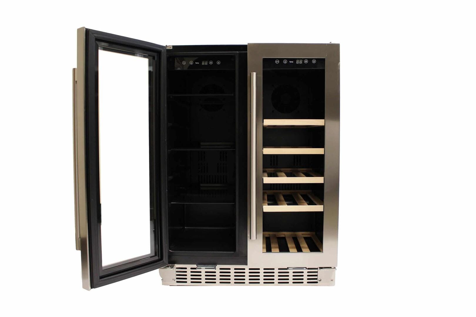Alfresco Beverage Centers Built in and Free Standing Azure - Dual Zone Wine/Beverage Center - Stainless Steel - A124DZ-S