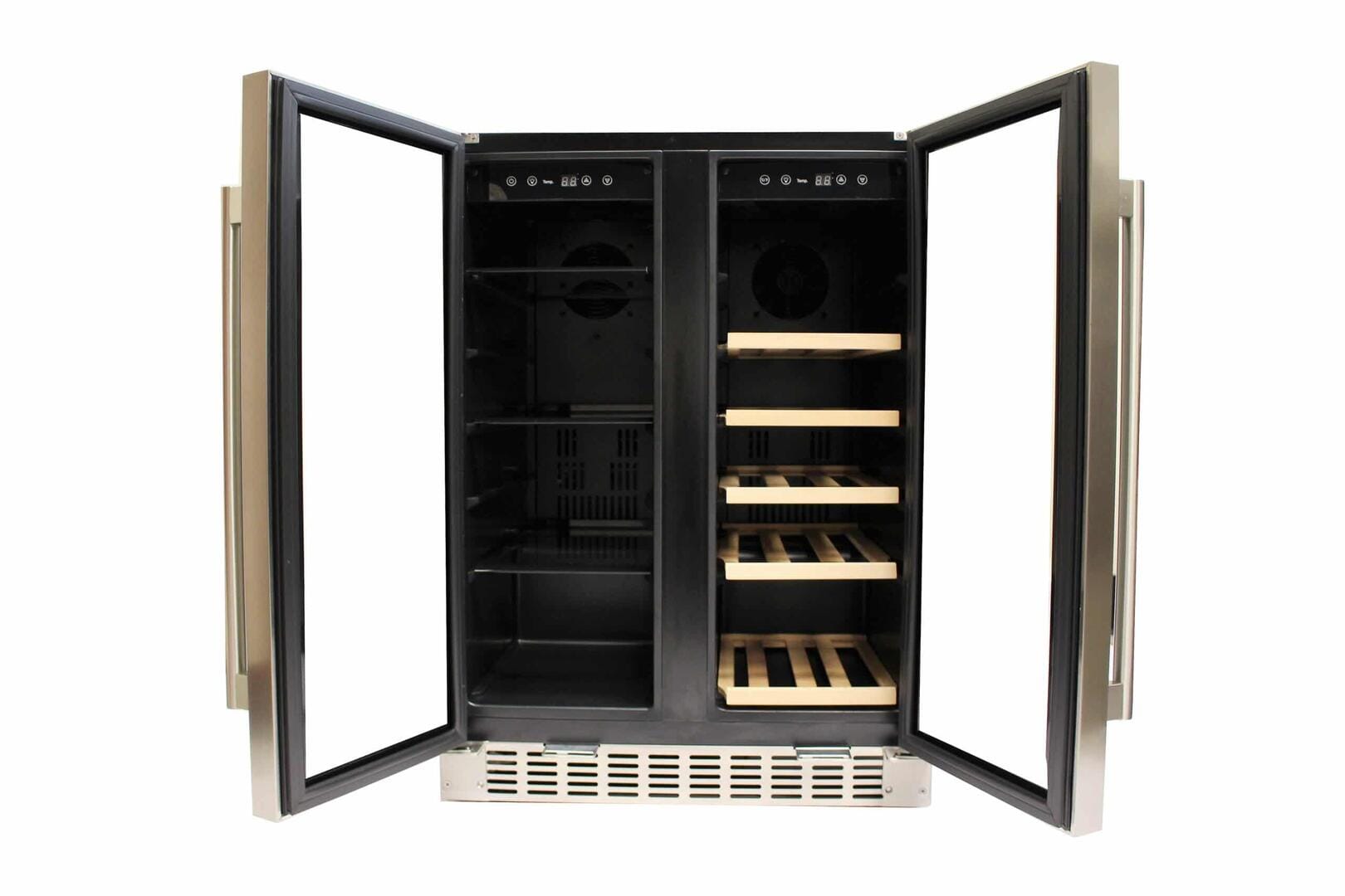 Alfresco Beverage Centers Built in and Free Standing Azure - Dual Zone Wine/Beverage Center - Stainless Steel - A124DZ-S