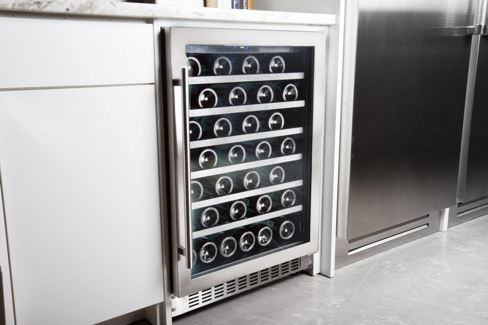 Alfresco Compact Freezer / Refrigerators Azure 24" Stainless Steel Glass Door Wine Center - A224WC-S