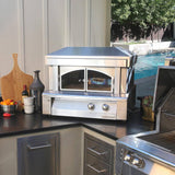 Alfresco Outdoor Pizza Oven Alfresco 30-Inch Countertop Natural Gas Outdoor Pizza Oven Plus - AXE-PZA-NG