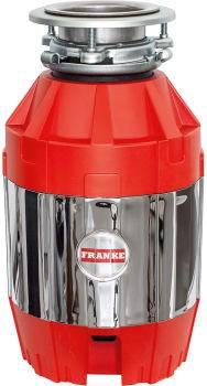 Alfresco Waste Disposer Franke FWDJ75B 8 Inch 3/4 HP Batch Feed Waste Disposer with Torque Master® Grinding System, Bio Shield® and Silverguard®