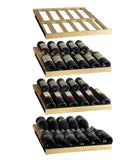 Allavino Wine & Beverage Centers FlexCount Classic Series 172 Bottle Dual Zone Wine Refrigerator - Stainless Steel - YHWR99-2SR20