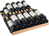 Allavino Wine & Beverage Centers FlexCount Series 172 Bottle Dual-Zone Wine Cellar Refrigerator with Black Door - VSWR172-2BL20