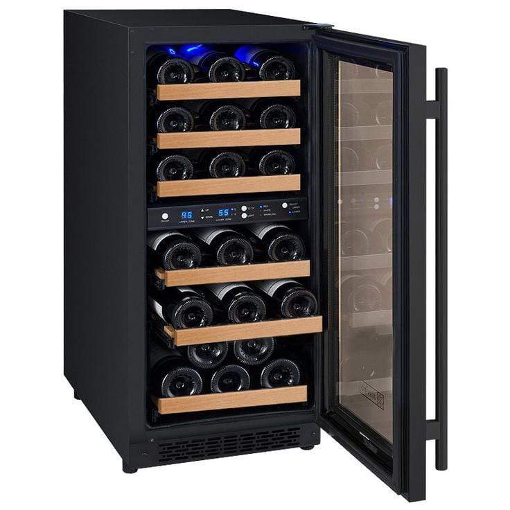 Allavino Wine & Beverage Centers FlexCount Series 30 Bottle Dual-Zone Wine Refrigerator - Black - VSWR30-2BR20
