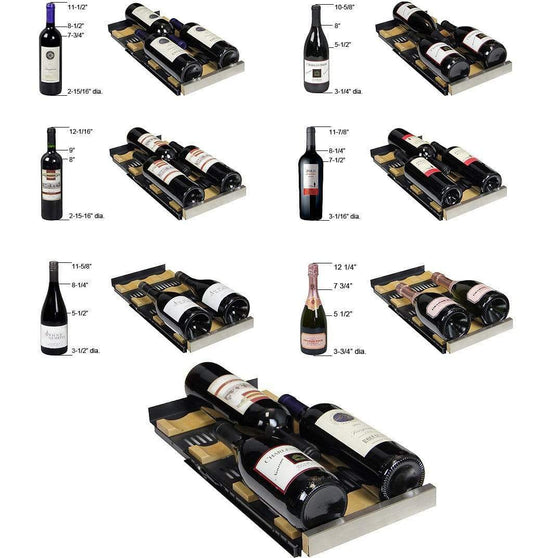 Allavino Wine & Beverage Centers FlexCount Series 36-Bottle Dual Zone 2-Door Wine Refrigerator - VSWR36-2BF20