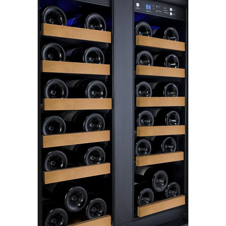 Allavino Wine Refrigerators Built in and Free Standing FlexCount Series 36-Bottle Dual Zone 2-Door Wine Refrigerator
