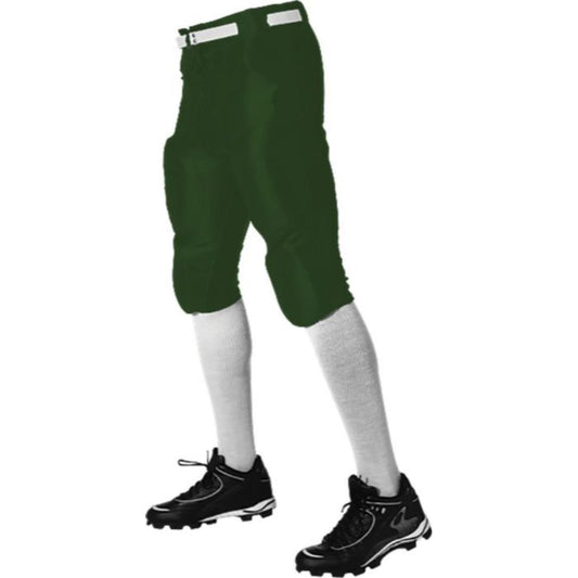 Alleson Athletic Sports : Football Alleson Dazzle Youth Slotted Pant Dark Green Large