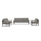 Alto 3 Piece Sofa Loveseat Set - Slate/Pebble Gray - Canvas Charcoal | ALTO-SL-PG-SET143-CC