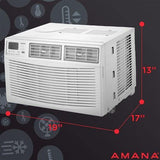 Amana Window A/C Amana 8,000 BTU 115V Window-Mounted Air Conditioner with Remote Control