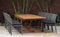 Amazonia Outdoor Teak Dining Set Amazonia 11 Piece Extendable Rectangular Dining Set LEYLOT_10LIBERSIDE GRGR