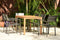 Amazonia Outdoor Teak Dining Set Amazonia 7 piece Teak Finish Patio Dining Set ORLRECLOT_6CALIARM