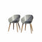 Amazonia Patio Chairs Amazonia 2-Piece Chairs Set | Eucalyptus Wood | Ideal for Outdoors and Indoors