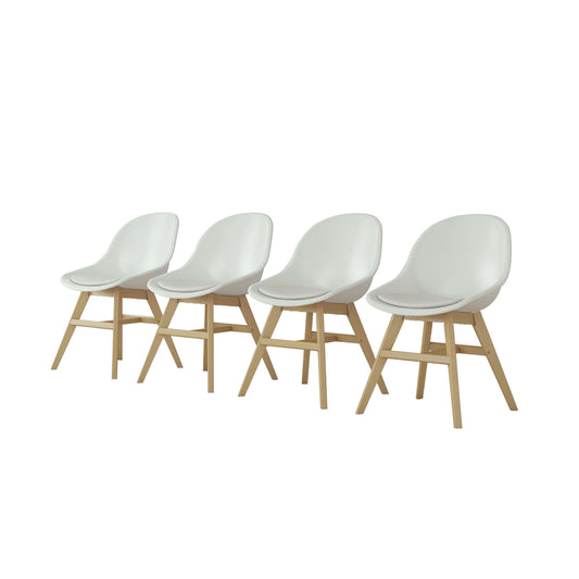 Amazonia Patio Chairs Amazonia 4-Piece Chairs Set | Ideal for Indoors