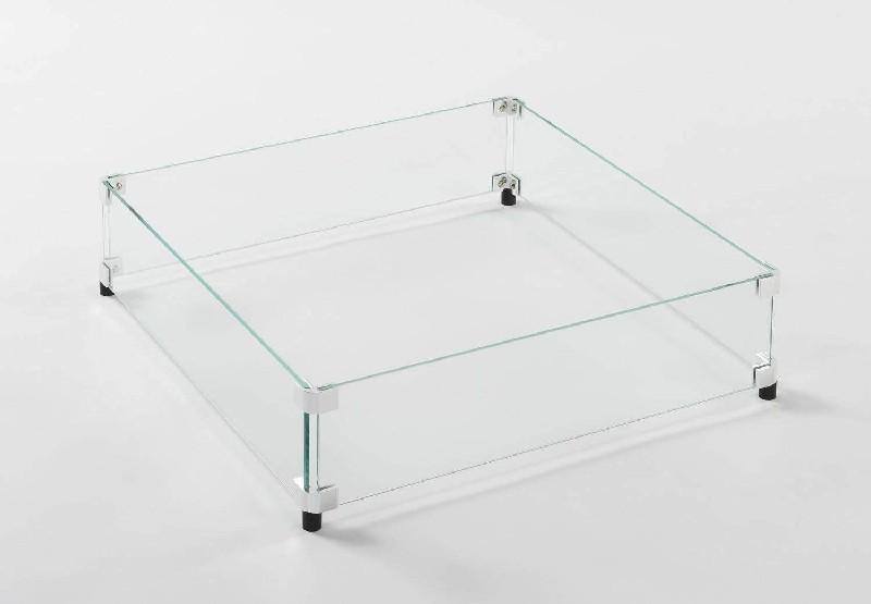 American Fyre Designs American Fyre Designs 8210-WG Square Glass Wind Guard for Dining Firetable