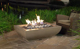 American Fyre Designs Fire Bowl American Fyre Designs - Bordeaux Rectangle Fire Bowl, 50x30-Inch