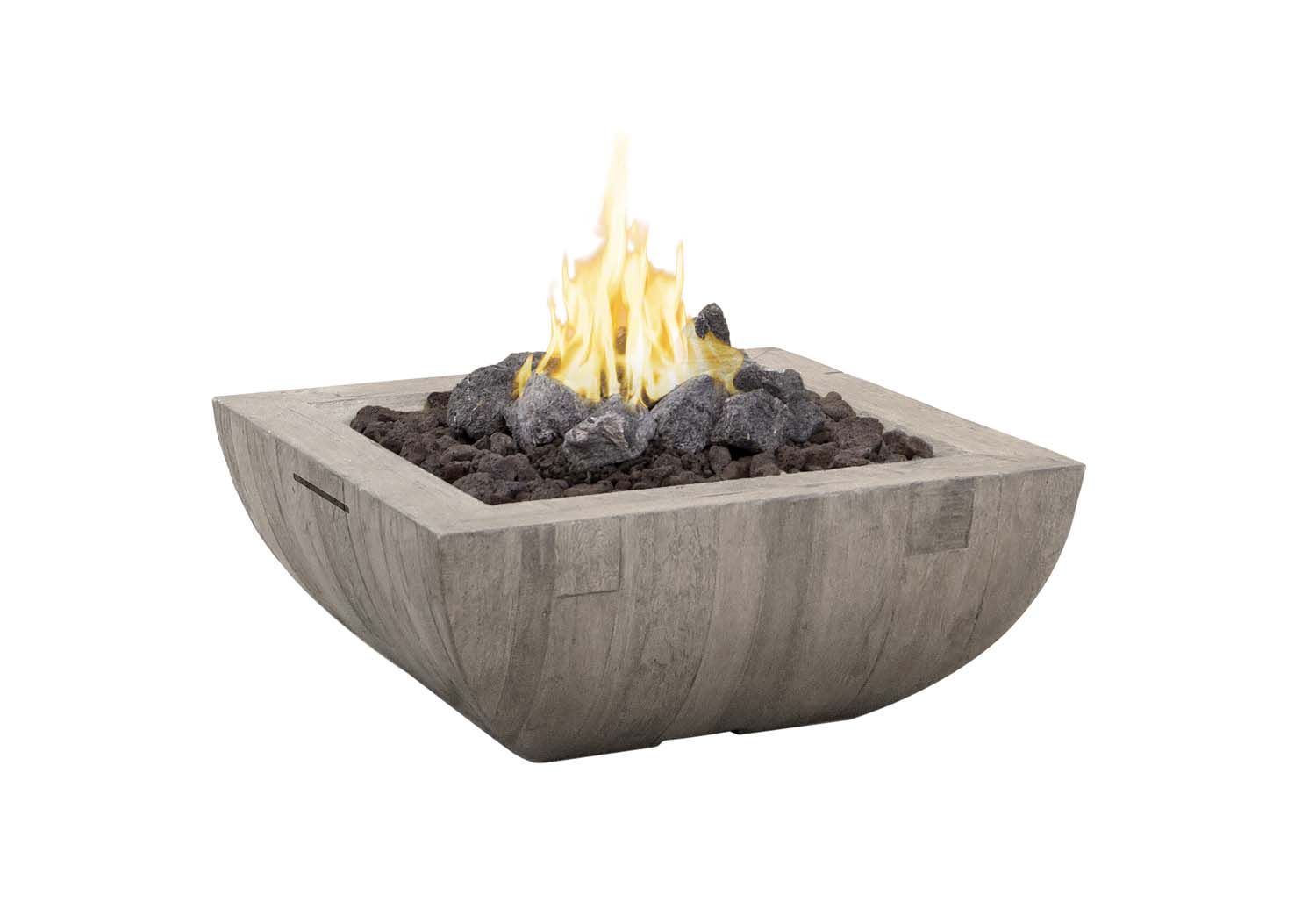 American Fyre Designs Fire Bowl American Fyre Designs - Reclaimed Wood Bordeaux Square Fire Bowl