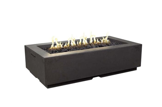 American Fyre Designs Fire Table American Fyre Designs - Louvre Rectangle Fire Pit, 56.25x30.25-Inch