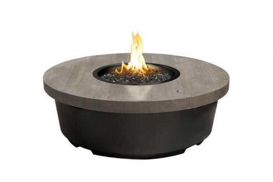 American Fyre Designs Fire Table American Fyre Designs - Reclaimed Wood Contempo Chat Height Fire Table, Round