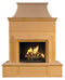 American Fyre Designs Outdoor Fireplace American Fyre Designs Cordova 74-Inch Outdoor Fireplace