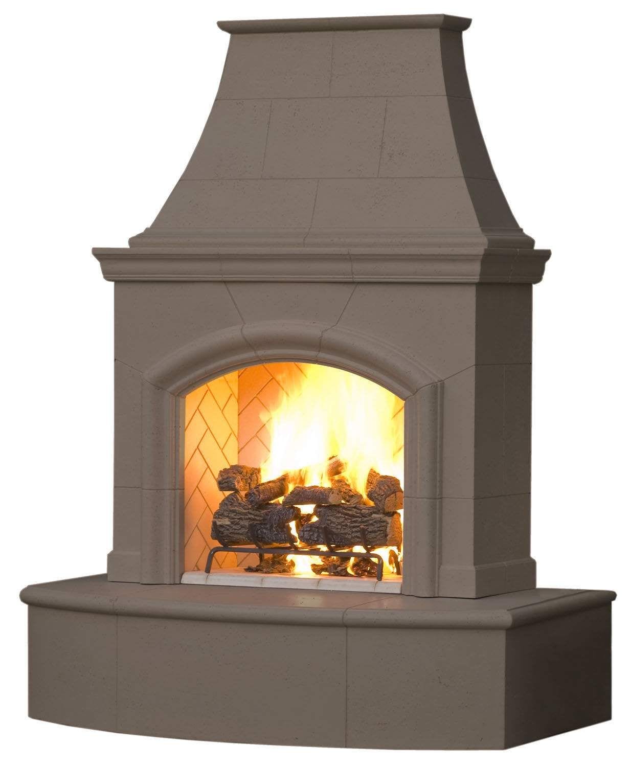American Fyre Designs Outdoor Fireplace American Fyre Designs Phoenix 63-Inch Outdooor Gas Fireplace