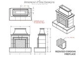 American Fyre Designs Outdoor Fireplace American Fyre Designs - Reduced Cordova Outdoor Gas Fireplace