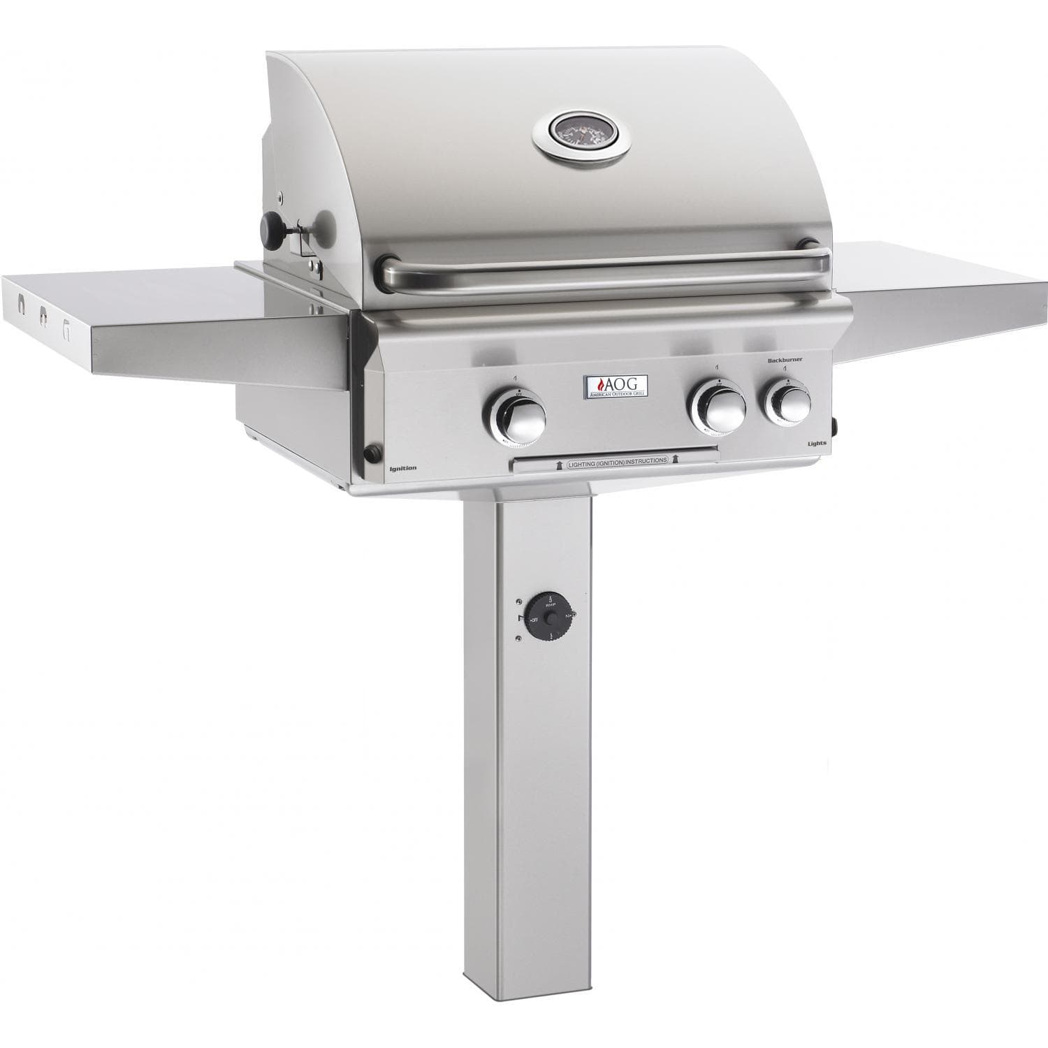 American Outdoor Grill Gas Grill Natural Gas Standard, incd. LP Orifices American Outdoor Grill “L” Series In Ground Post - 24NGL