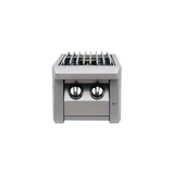 American Renaissance Grill Grill Burner ARG Double Side burner. Natural Gas.  Two 35,000 BTU burners.  304 Stainless steel. Made in America.