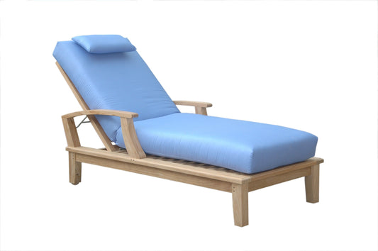 Anderson Teak Chaise Lounge Anderson Teak Brianna Sun Lounger with Arm