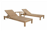Anderson Teak Chaise Lounge Anderson Teak South Bay Glenmore 3-Pieces Lounger Set