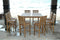 Anderson Teak Outdoor Bar Furniture Anderson Teak Windsor Avalon 9-Pieces Square Bar Set