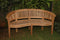 Anderson Teak Outdoor Bench Anderson Teak Curve 3 Seater Bench Extra Thick Wood