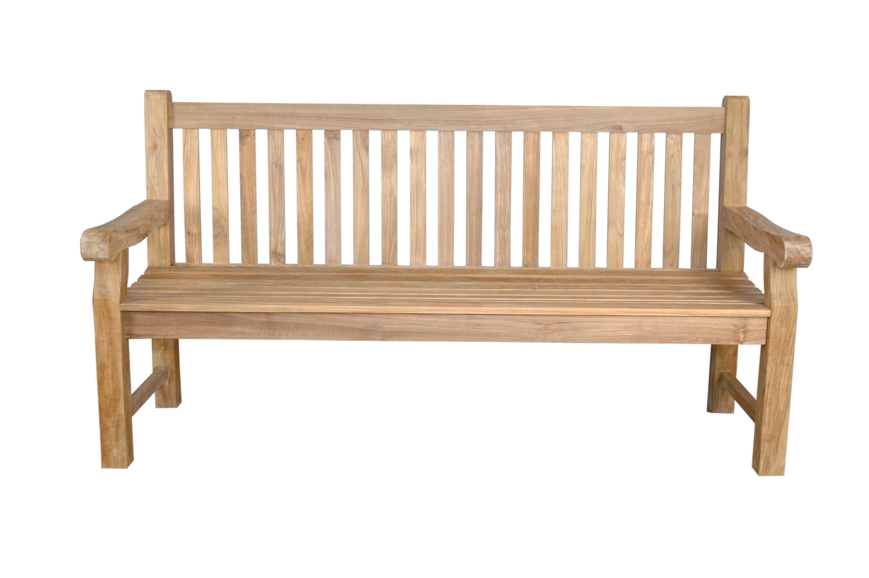 Anderson Teak Outdoor Bench Anderson Teak Devonshire 4-Seater Extra Thick Bench